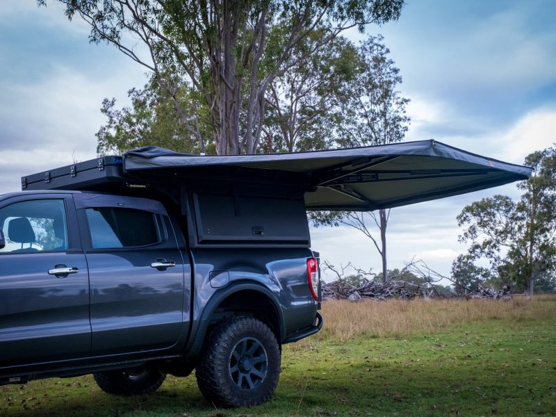 Protector Series freestanding 270 awning